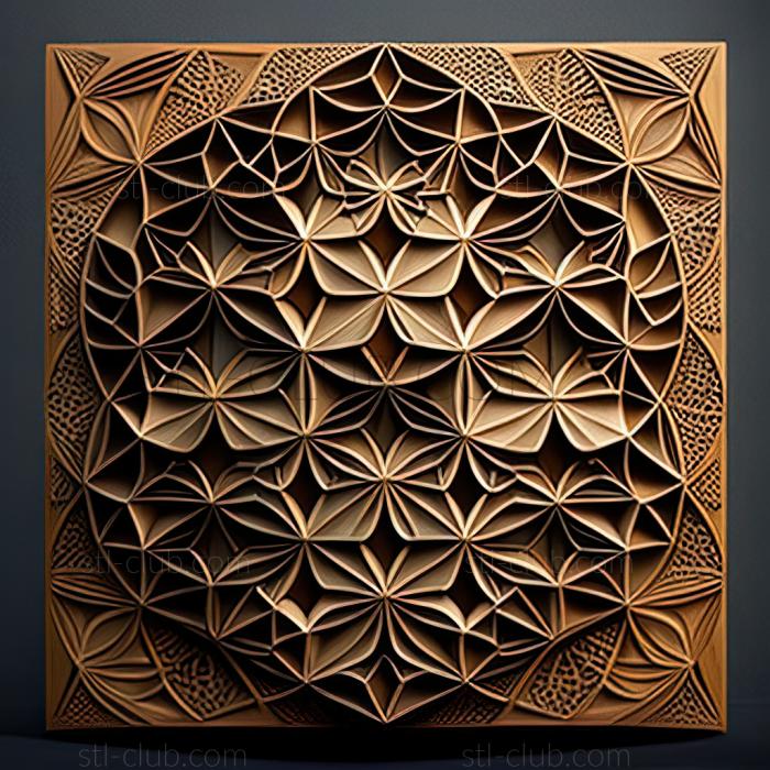 3D model st sacred geometry (STL)